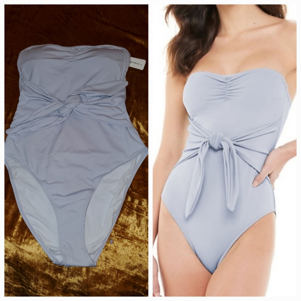 Oniaxweworewhat Capri One-Piece Swimsuit